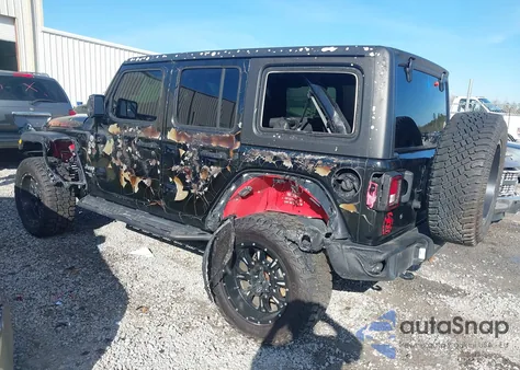 2020 Jeep Wrangler Unlimited Sport S 4X4 from USA, damaged, VIN 1C4HJXDG7LW188677